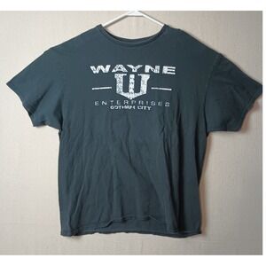 Wayne Enterprises Gotham City T-Shirt Batman Short Sleeve‎ Size XL Dark Knight P